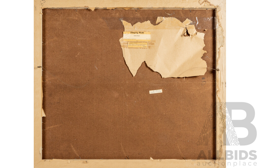 Arthur  Boyd, (20th Century, Australian, 1920-1999), Sleeping Nude, Limited Edition Reproduction Print (1970) After the Original Oil & Tempera, 66 x 75 cm (frame)