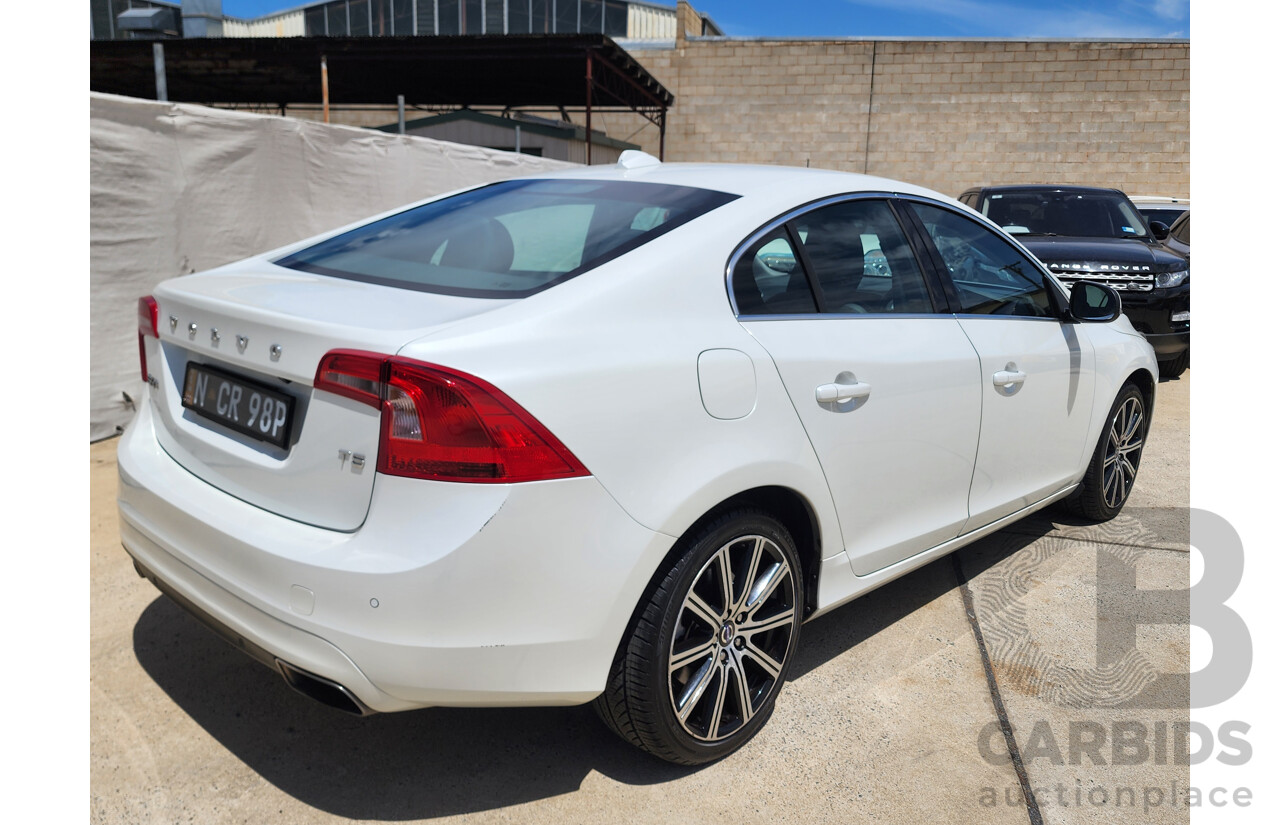 6/2015 Volvo S60 T5 Luxury F MY16 4d Sedan White 2.0L