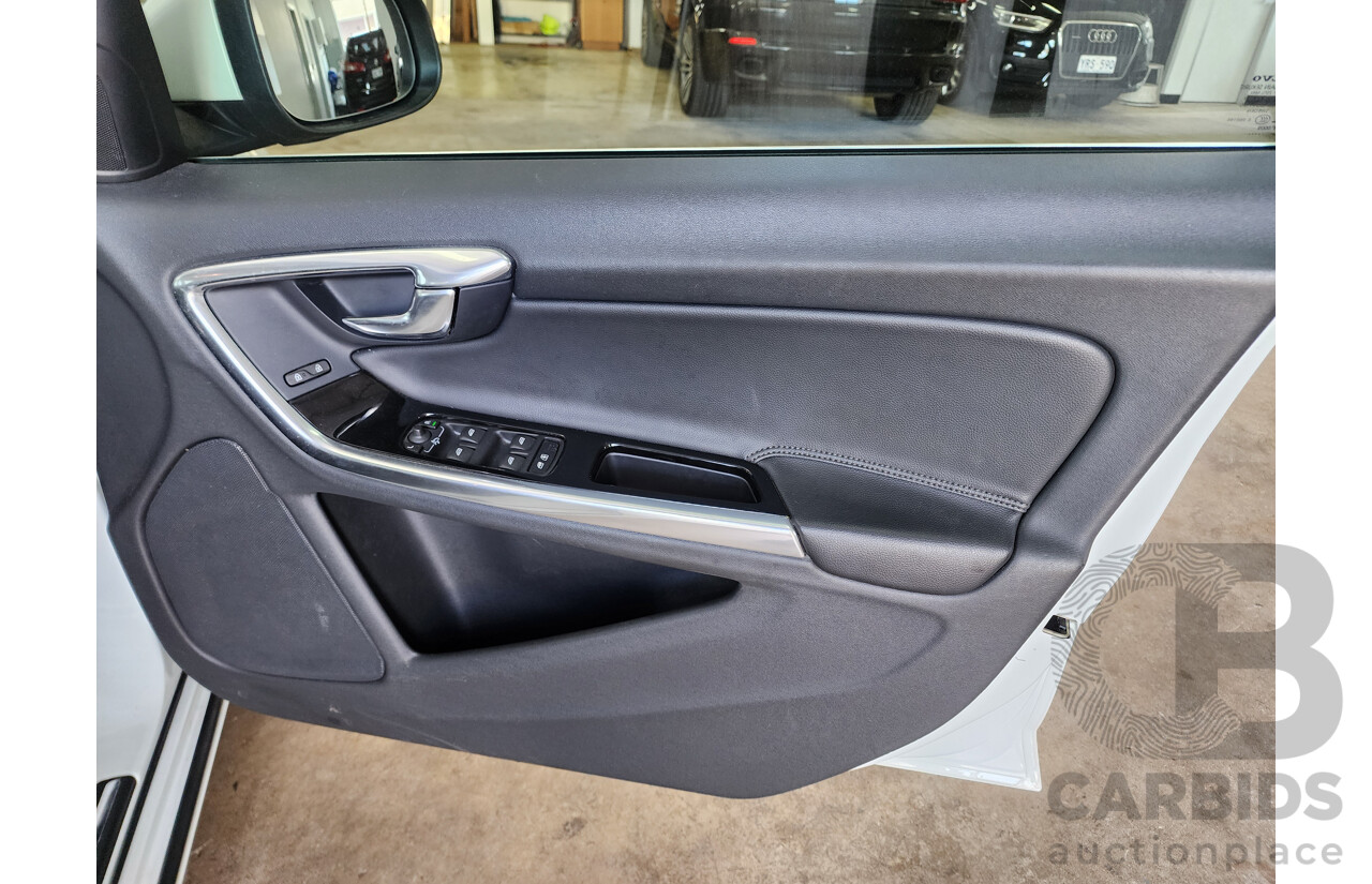 6/2015 Volvo S60 T5 Luxury F MY16 4d Sedan White 2.0L