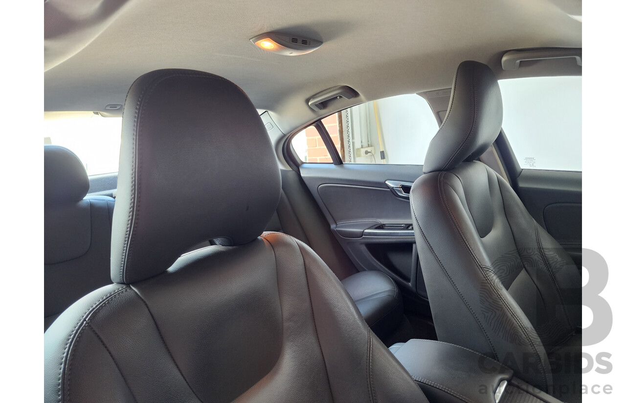 6/2015 Volvo S60 T5 Luxury F MY16 4d Sedan White 2.0L