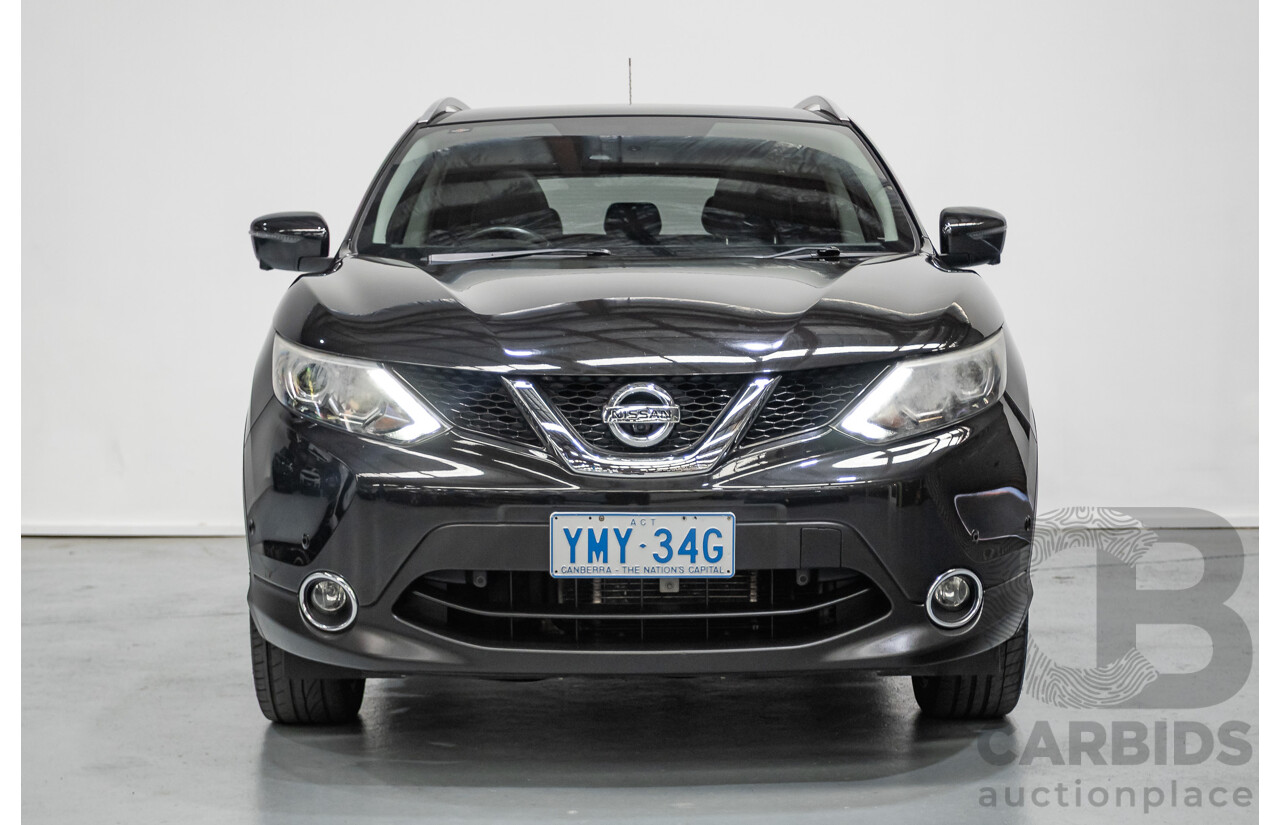1/2016 Nissan Qashqai TI J11 4d Wagon Black Pearl Metallic 2.0L