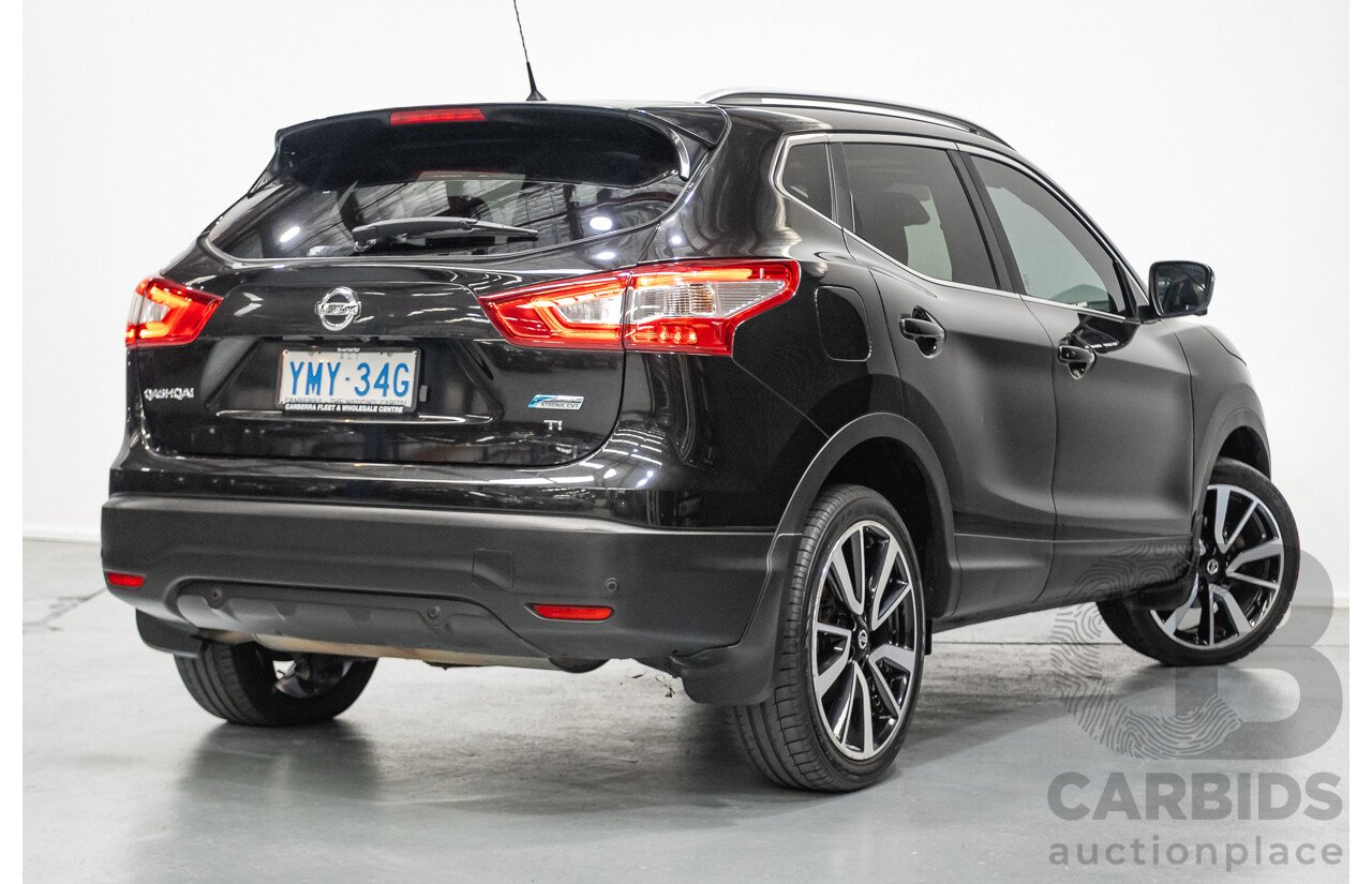 1/2016 Nissan Qashqai TI J11 4d Wagon Black Pearl Metallic 2.0L