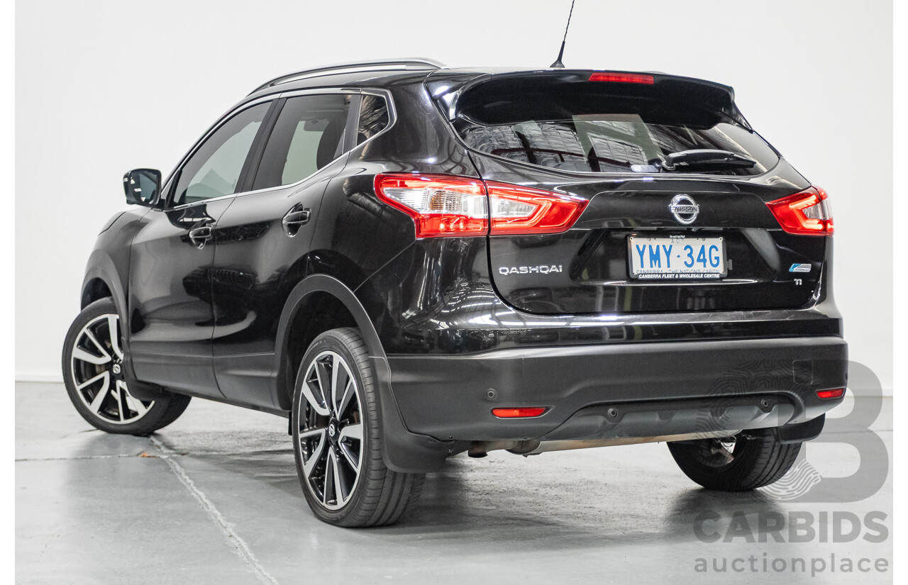 1/2016 Nissan Qashqai TI J11 4d Wagon Black Pearl Metallic 2.0L
