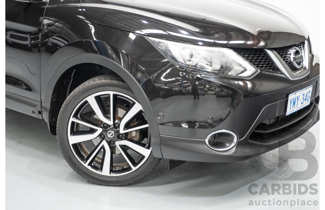 1/2016 Nissan Qashqai TI J11 4d Wagon Black Pearl Metallic 2.0L