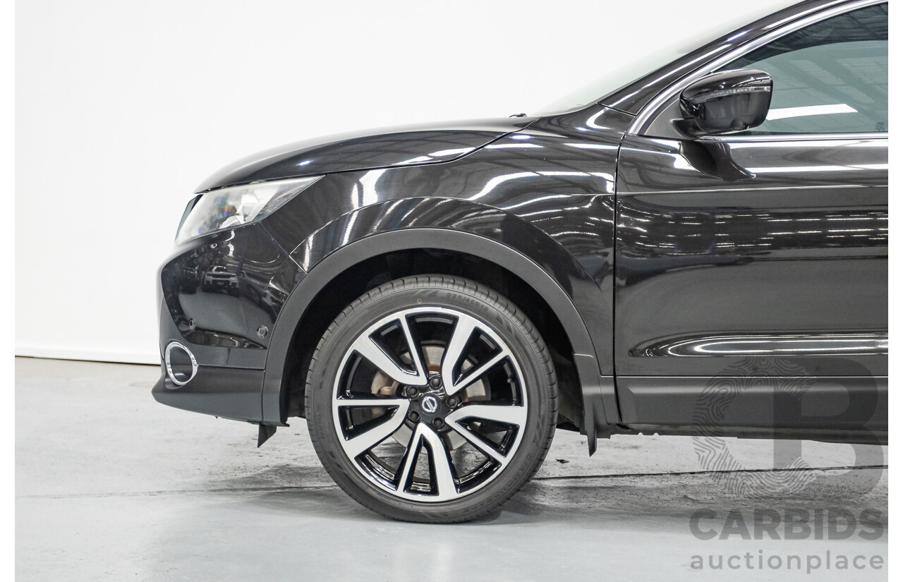1/2016 Nissan Qashqai TI J11 4d Wagon Black Pearl Metallic 2.0L