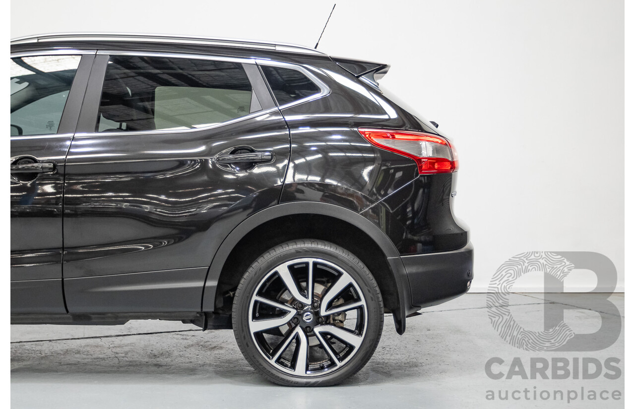 1/2016 Nissan Qashqai TI J11 4d Wagon Black Pearl Metallic 2.0L