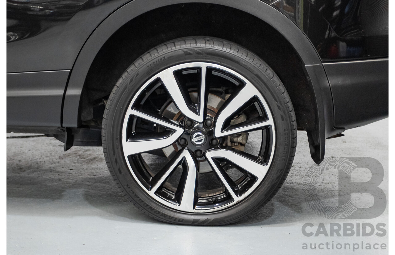 1/2016 Nissan Qashqai TI J11 4d Wagon Black Pearl Metallic 2.0L