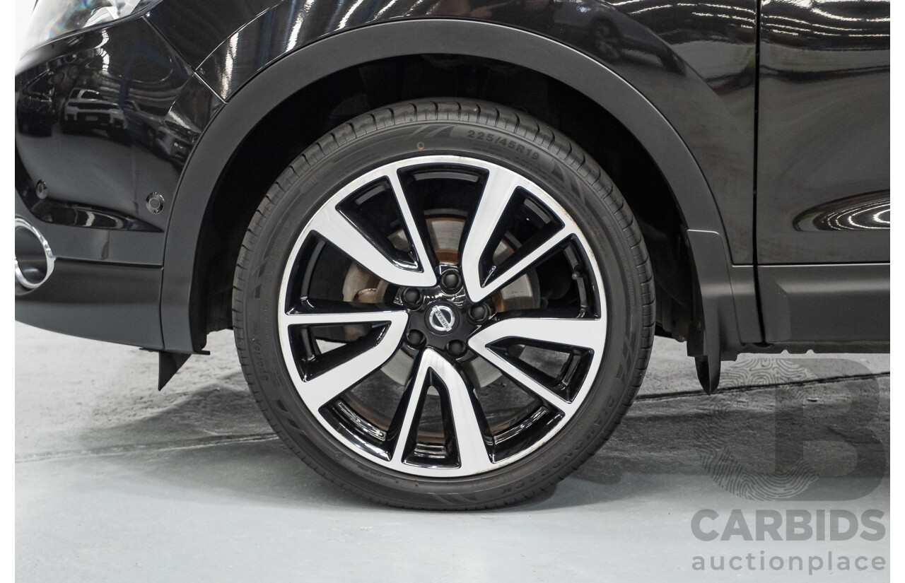 1/2016 Nissan Qashqai TI J11 4d Wagon Black Pearl Metallic 2.0L