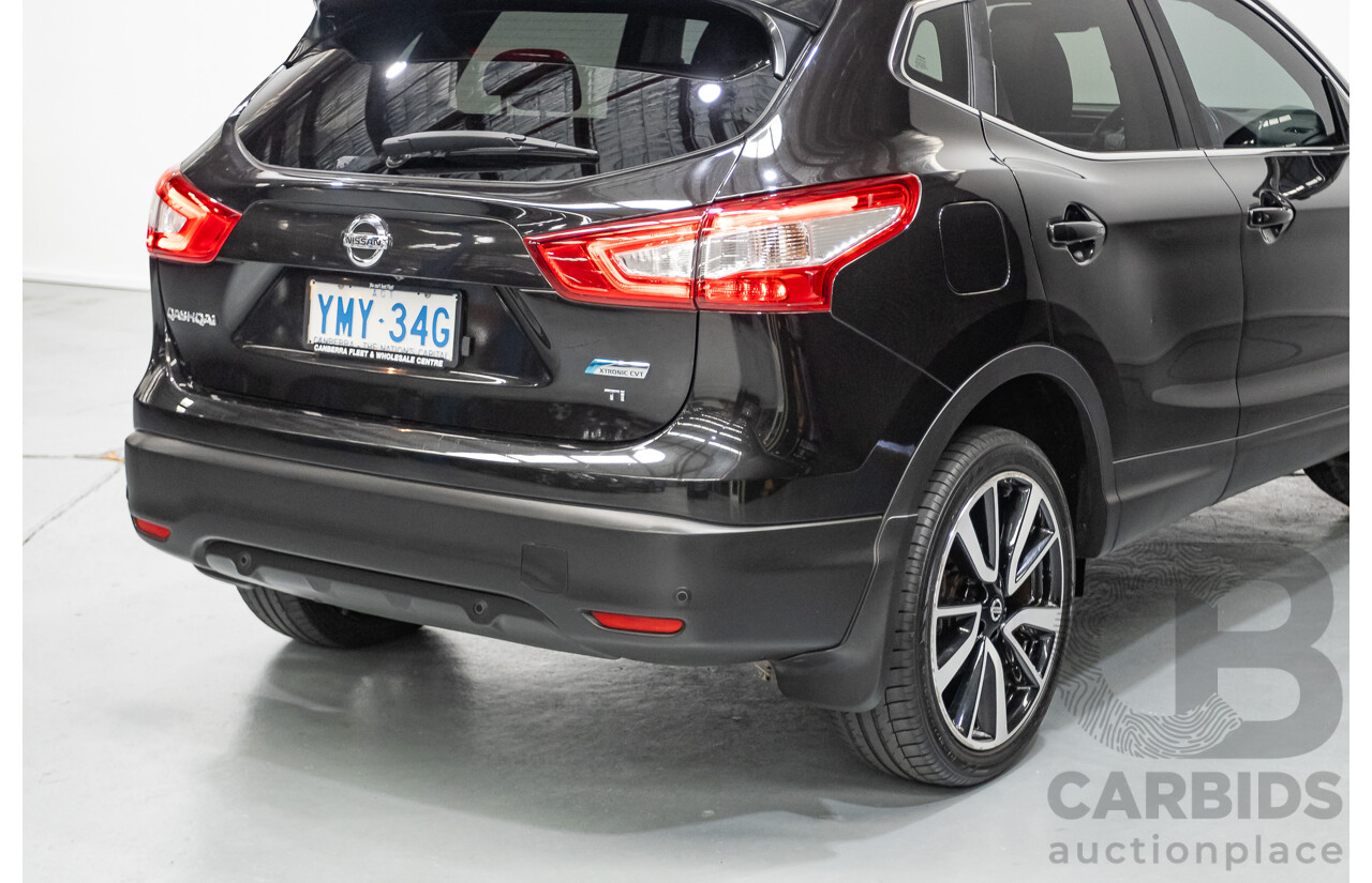 1/2016 Nissan Qashqai TI J11 4d Wagon Black Pearl Metallic 2.0L