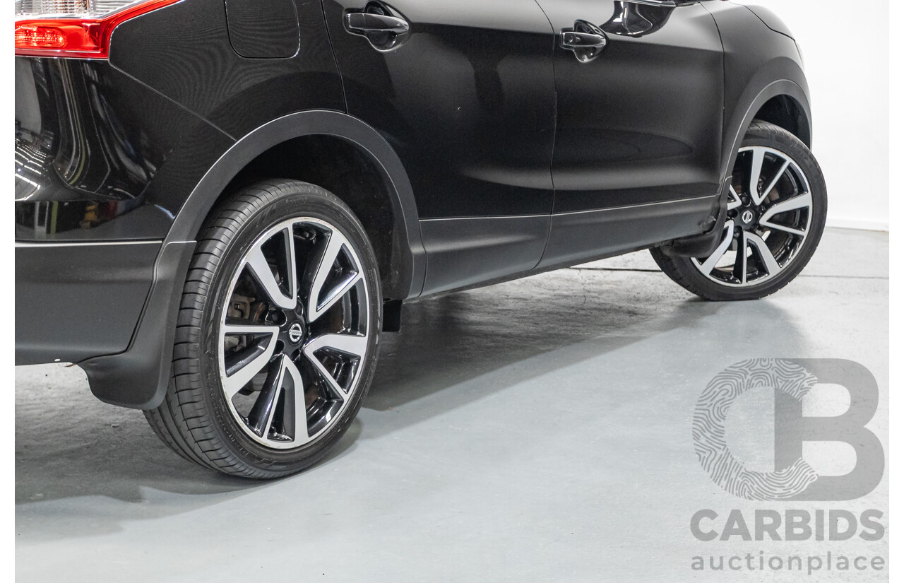 1/2016 Nissan Qashqai TI J11 4d Wagon Black Pearl Metallic 2.0L