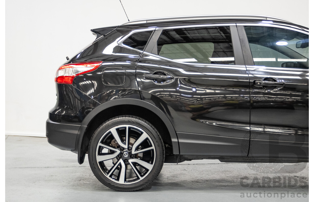 1/2016 Nissan Qashqai TI J11 4d Wagon Black Pearl Metallic 2.0L