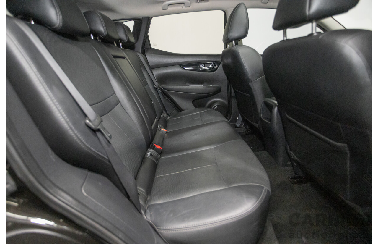 1/2016 Nissan Qashqai TI J11 4d Wagon Black Pearl Metallic 2.0L