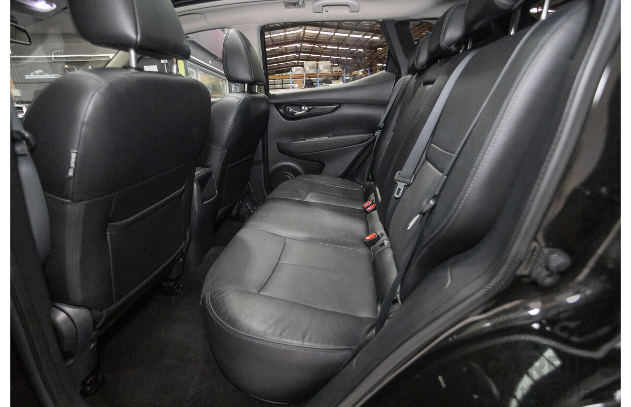 1/2016 Nissan Qashqai TI J11 4d Wagon Black Pearl Metallic 2.0L