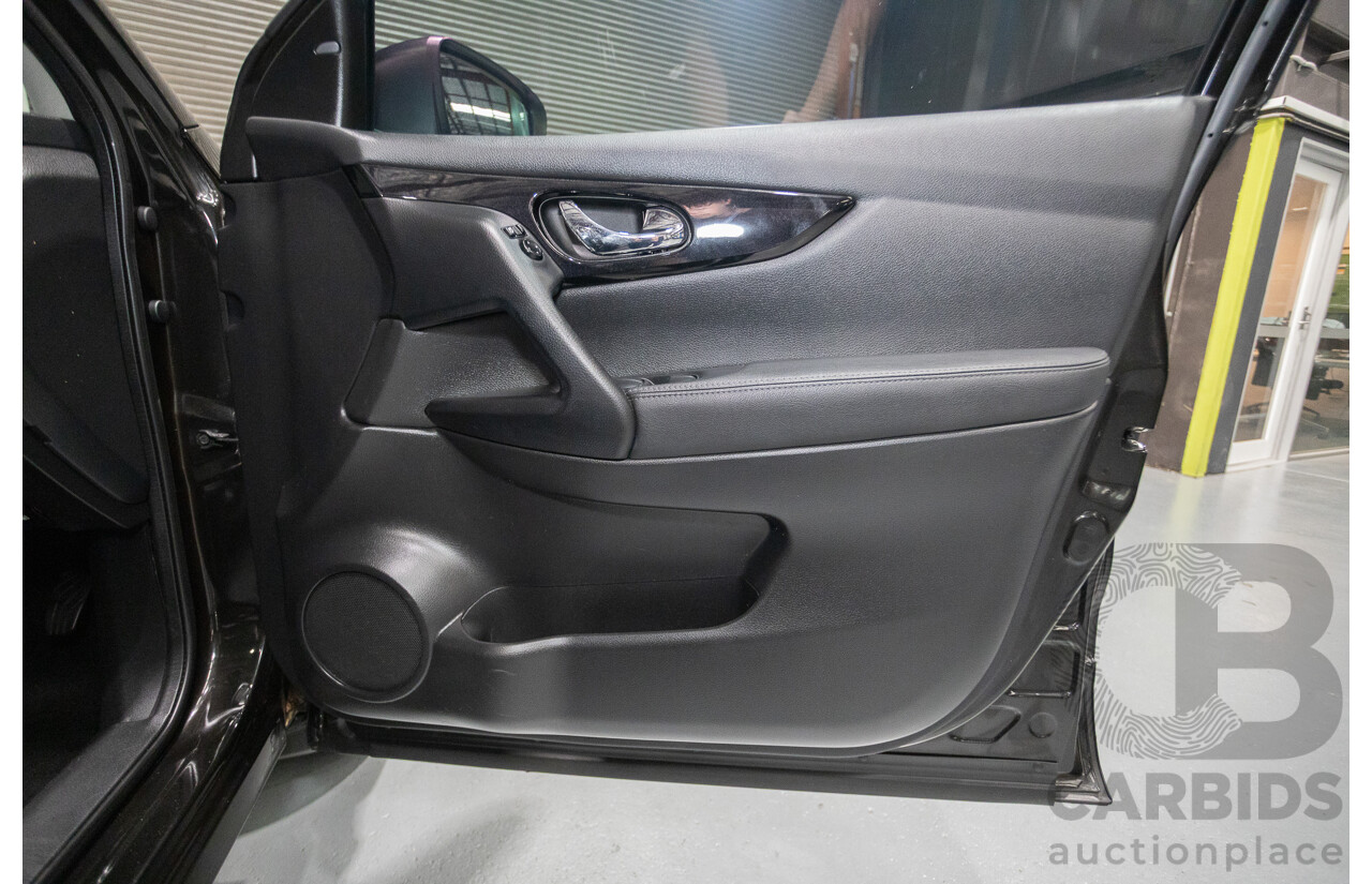 1/2016 Nissan Qashqai TI J11 4d Wagon Black Pearl Metallic 2.0L