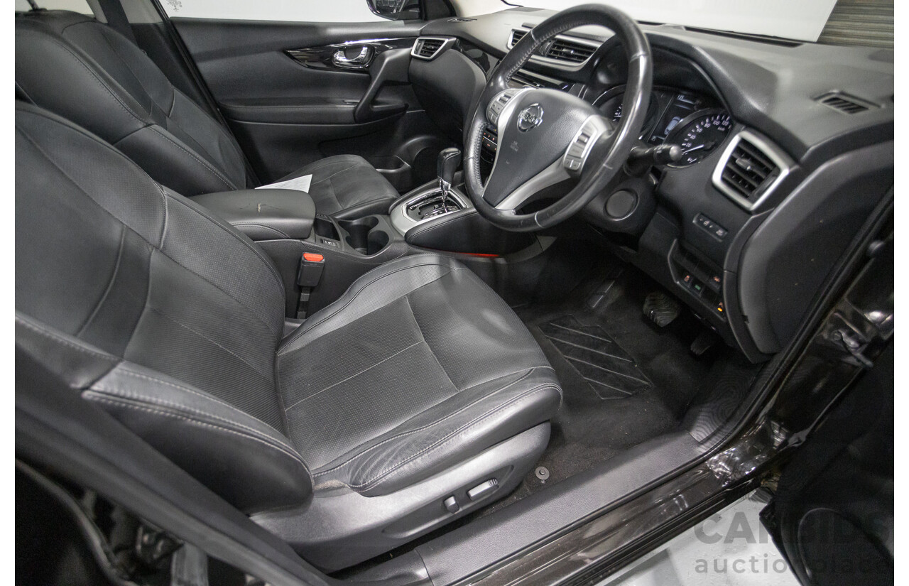 1/2016 Nissan Qashqai TI J11 4d Wagon Black Pearl Metallic 2.0L