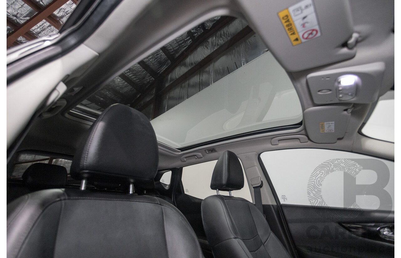 1/2016 Nissan Qashqai TI J11 4d Wagon Black Pearl Metallic 2.0L