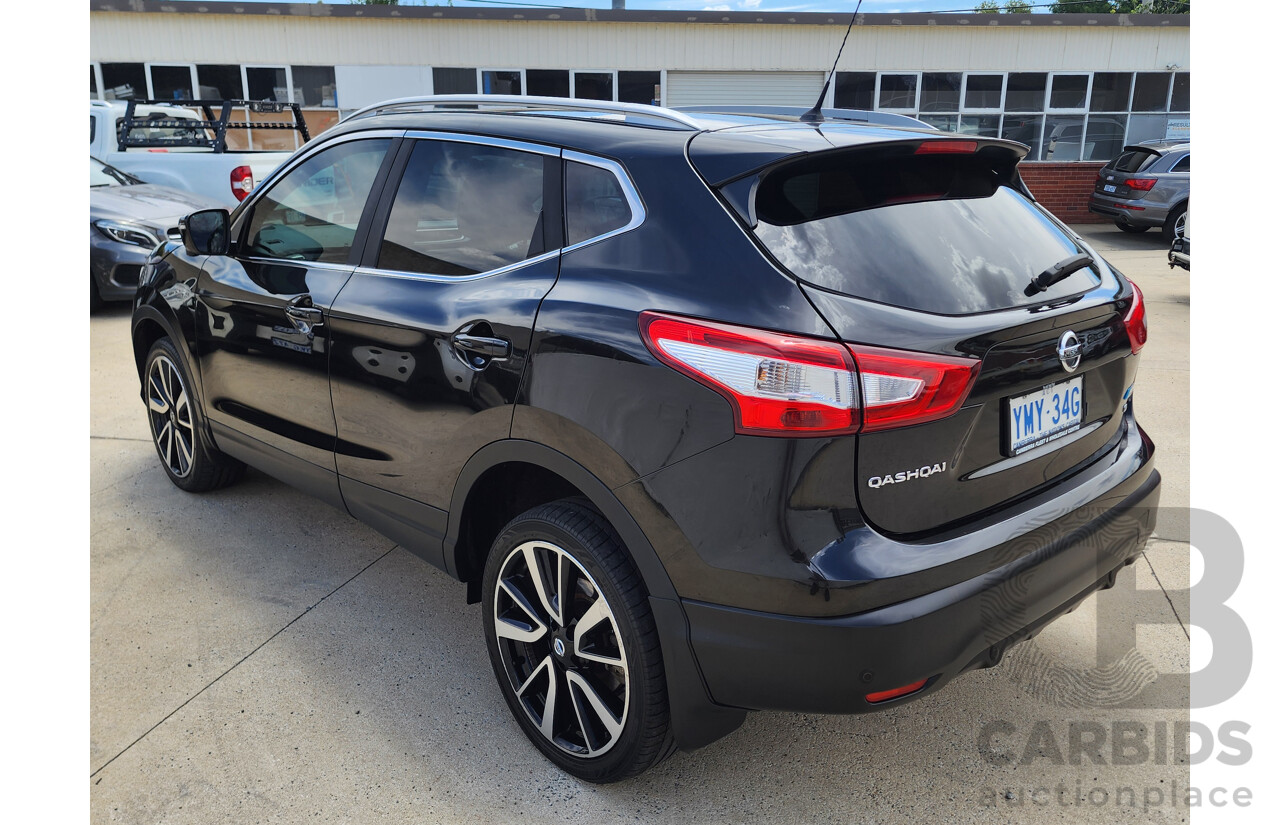 1/2016 Nissan Qashqai TI (4x2) J11 4d Wagon Black 2.0L