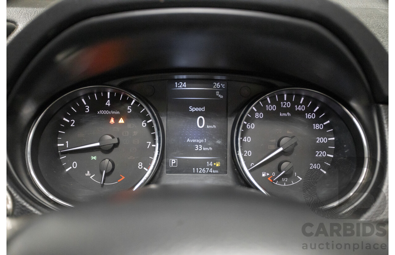 1/2016 Nissan Qashqai TI J11 4d Wagon Black Pearl Metallic 2.0L