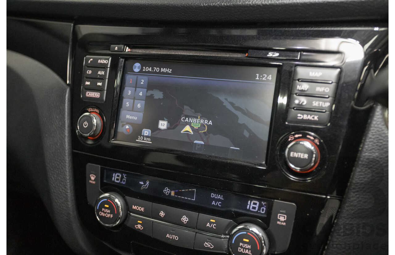 1/2016 Nissan Qashqai TI J11 4d Wagon Black Pearl Metallic 2.0L