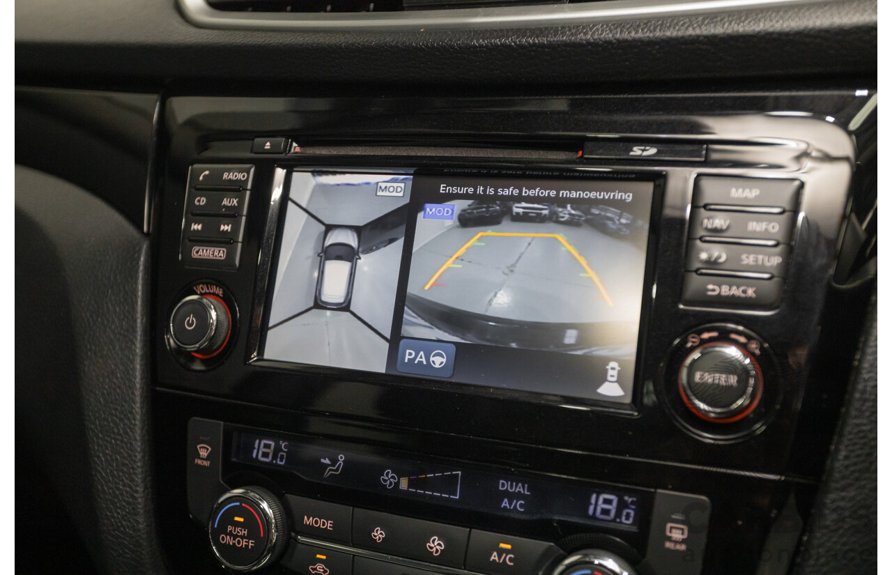 1/2016 Nissan Qashqai TI J11 4d Wagon Black Pearl Metallic 2.0L