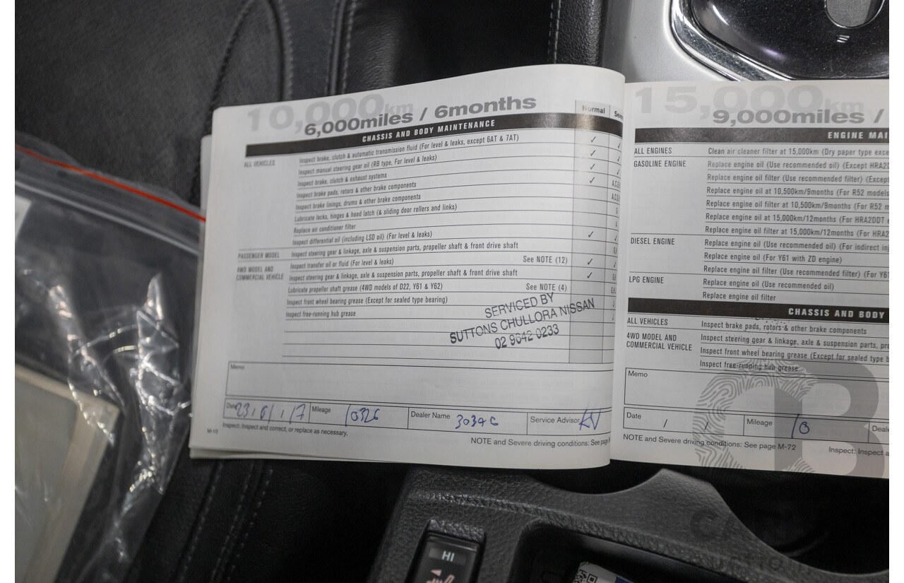 1/2016 Nissan Qashqai TI J11 4d Wagon Black Pearl Metallic 2.0L