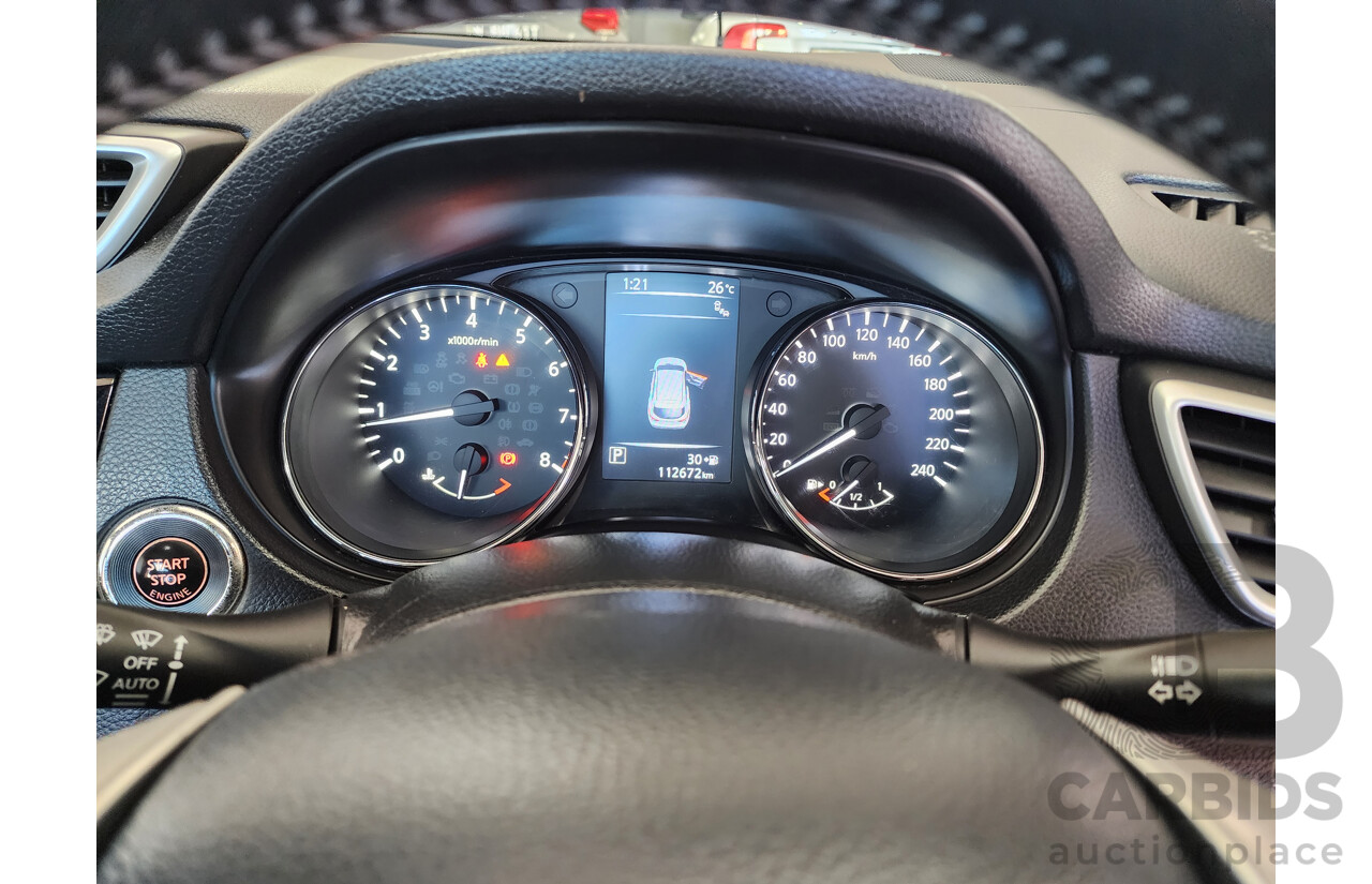 1/2016 Nissan Qashqai TI (4x2) J11 4d Wagon Black 2.0L