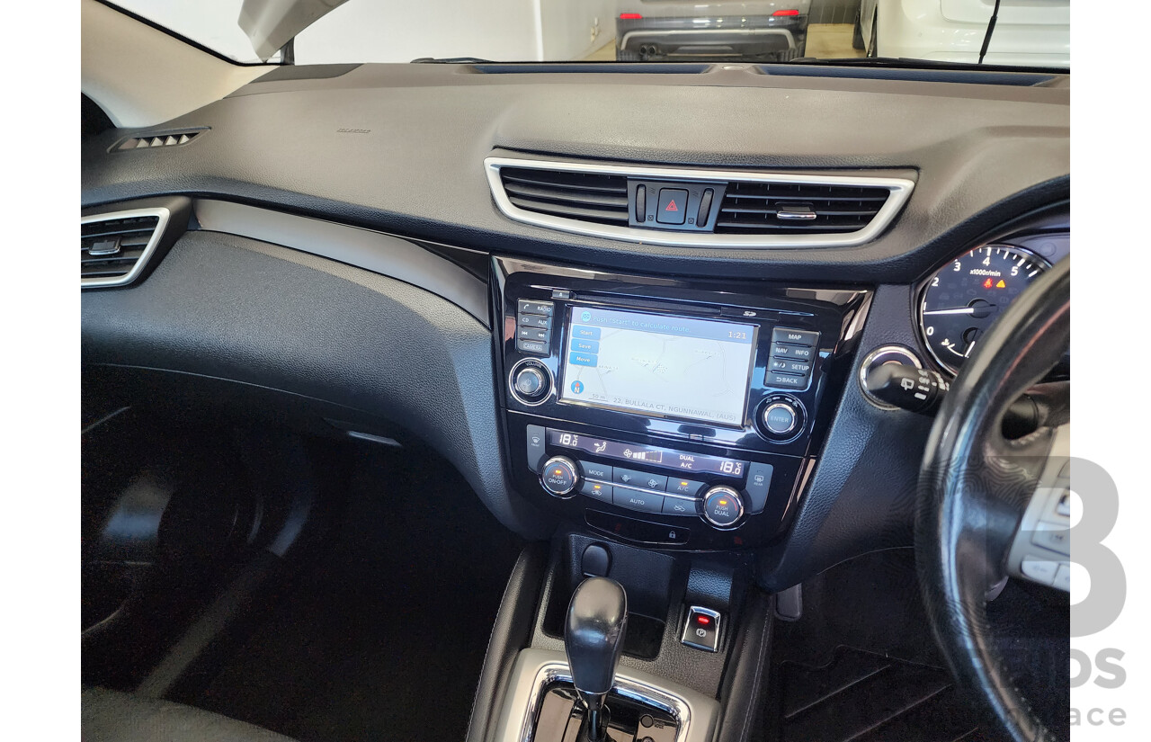 1/2016 Nissan Qashqai TI (4x2) J11 4d Wagon Black 2.0L