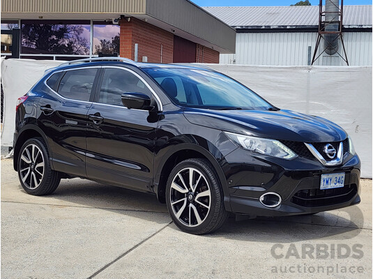 1/2016 Nissan Qashqai TI (4x2) J11 4d Wagon Black 2.0L