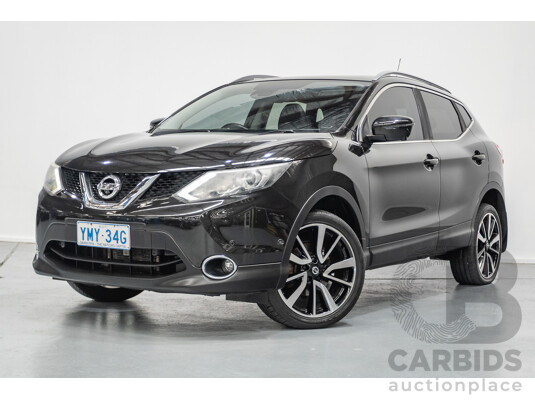 1/2016 Nissan Qashqai TI J11 4d Wagon Black Pearl Metallic 2.0L