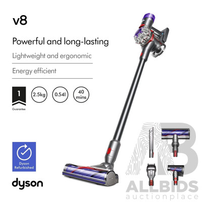 Dyson (394437) V8 Stick Vacuum - ORP $799 (Includes 1 Year Warranty From Dyson)