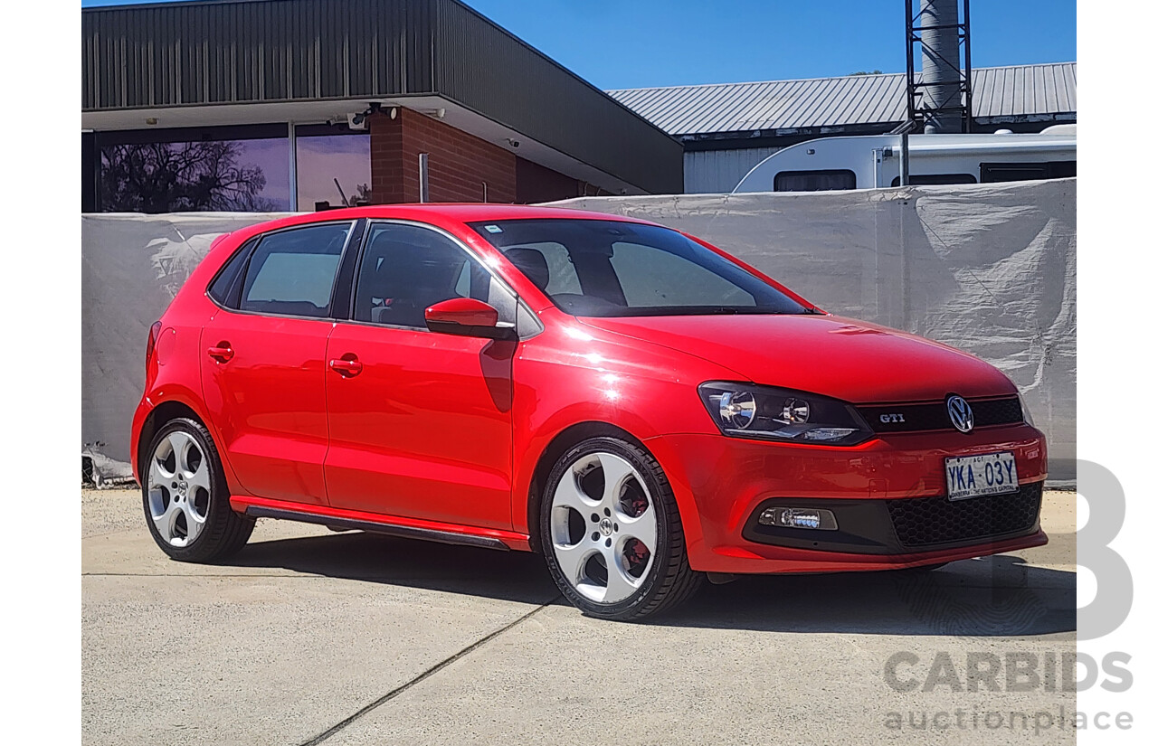 7/2012 Volkswagen Polo GTi 6R MY12 5d Hatchback Red 1.4L