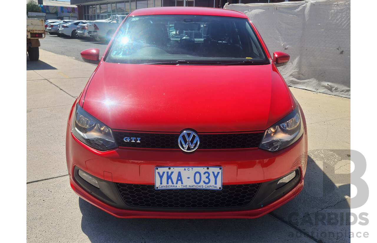 7/2012 Volkswagen Polo GTi 6R MY12 5d Hatchback Red 1.4L