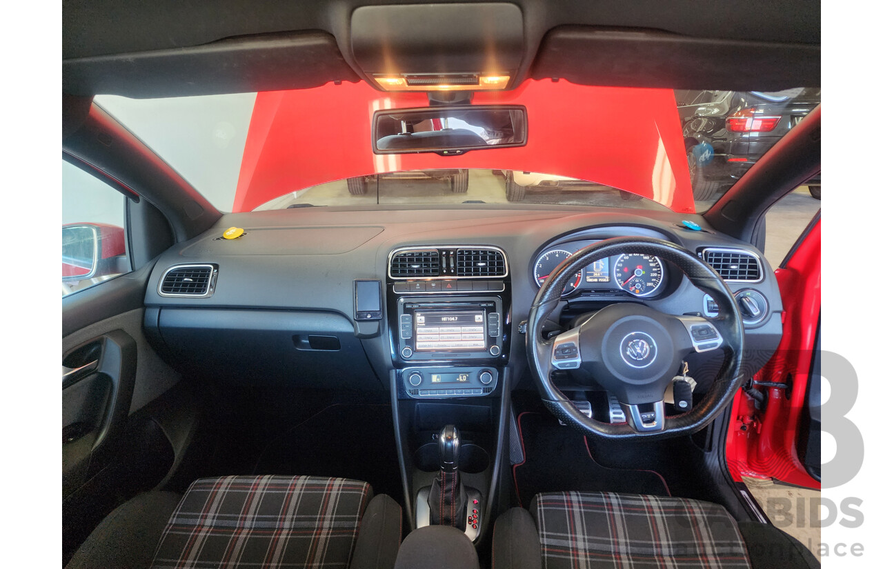 7/2012 Volkswagen Polo GTi 6R MY12 5d Hatchback Red 1.4L