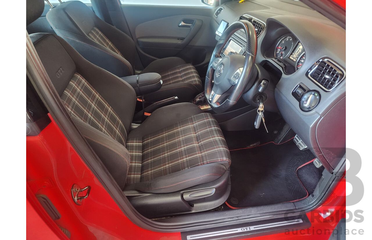 7/2012 Volkswagen Polo GTi 6R MY12 5d Hatchback Red 1.4L