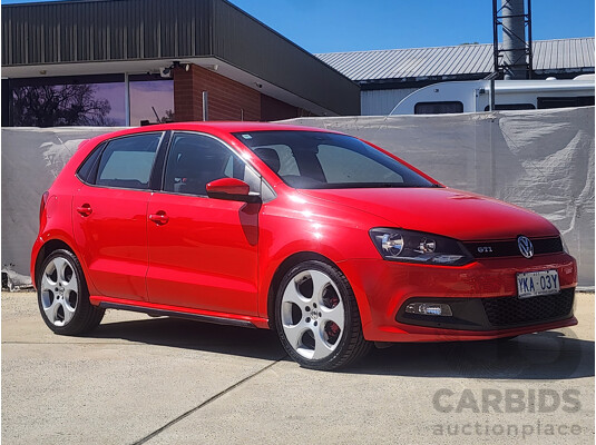7/2012 Volkswagen Polo GTi 6R MY12 5d Hatchback Red 1.4L