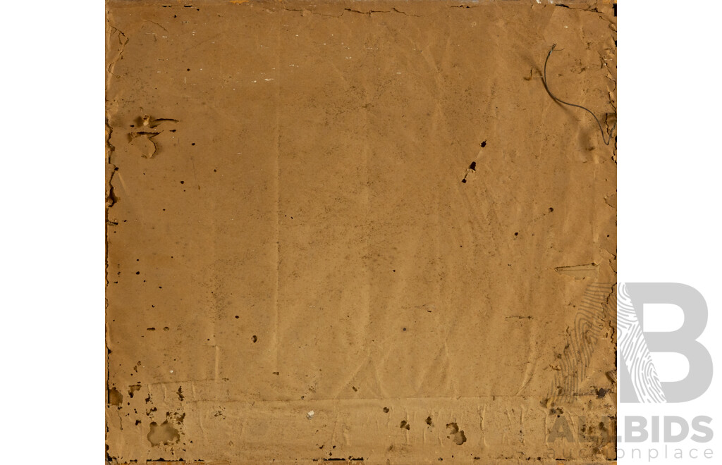 Artists Unknown, Boat Docking & Path by Water, Pair of Antique Landscapes Watercolour & Photograph, 40 x 44 cm (largest) (2)