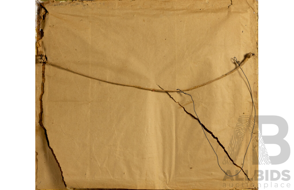 Artist Unknown (19th Century), Walk by Water's Edge, Antique Watercolour, 43 x 50 cm (frame)