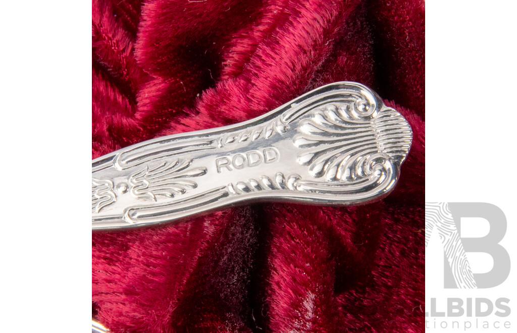 Collection of Quality Silver Plate Cutlery Including Boxed Rodd, Slack & Barlow, Sheffield Teaspoon Sets, Soup Ladle, Fish Serving Knife