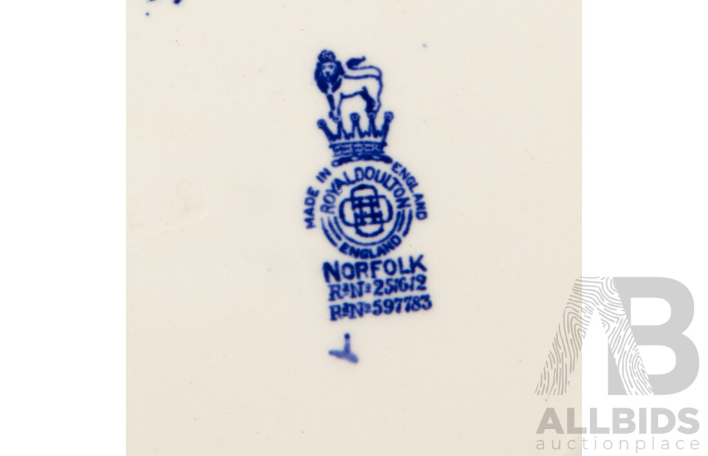 Vintage Royal Doulton Norfolk Cups, Saucers and Plates 251612 & 597783