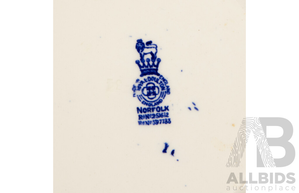 Vintage Royal Doulton Norfolk Cups, Saucers and Plates 251612 & 597783