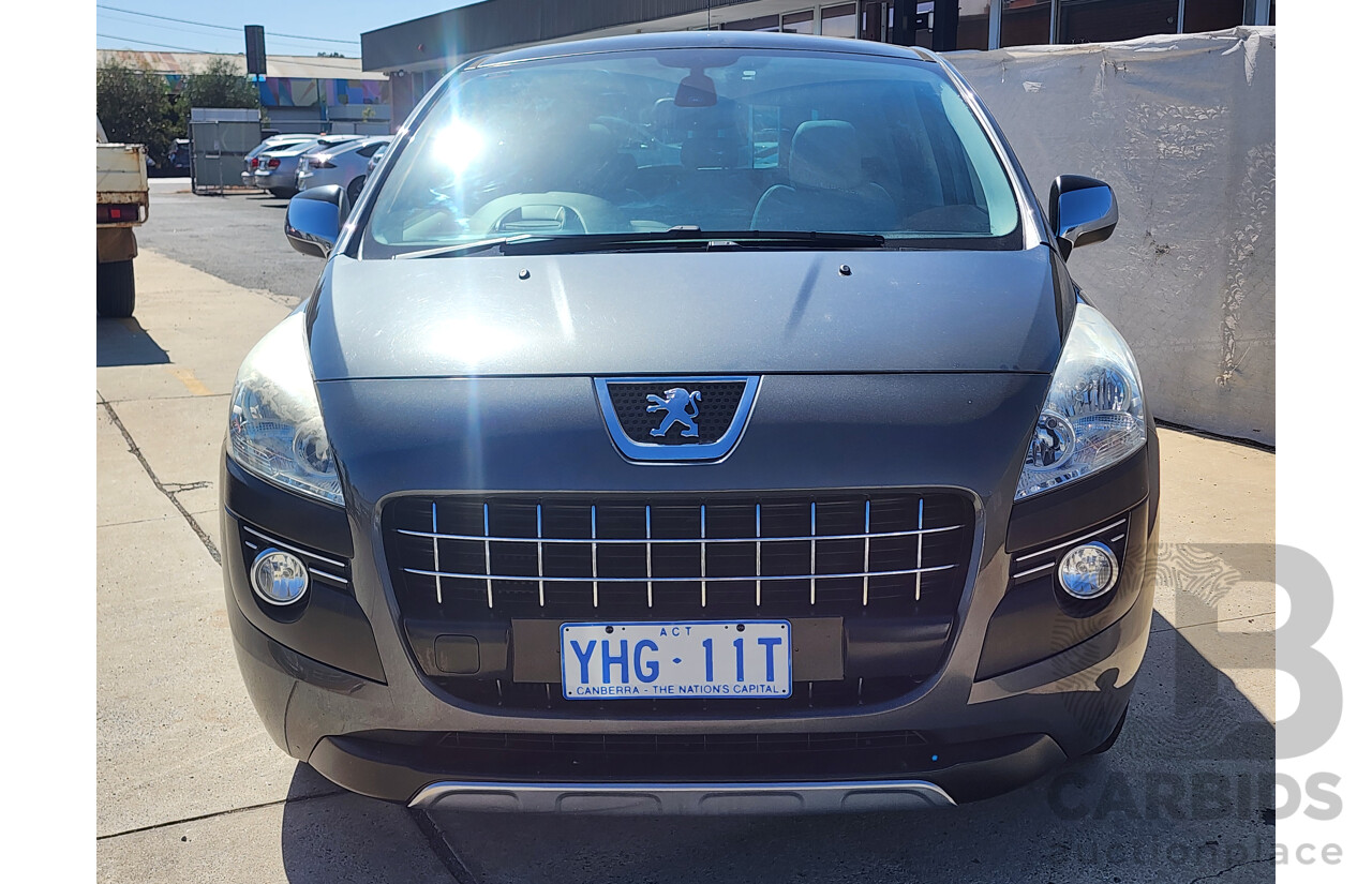8/2010 Peugeot 3008 XTE 1.6 Turbo  4d Wagon Grey 1.6L