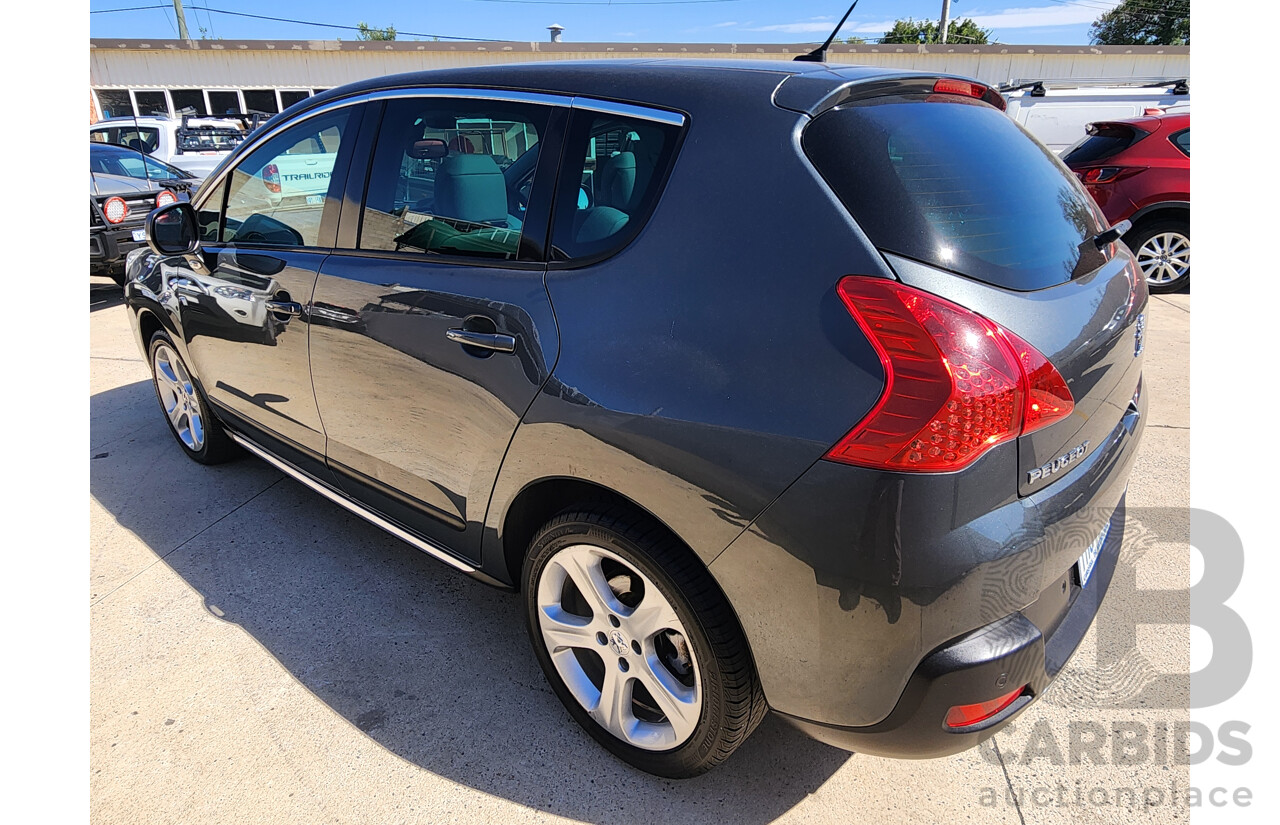 8/2010 Peugeot 3008 XTE 1.6 Turbo  4d Wagon Grey 1.6L