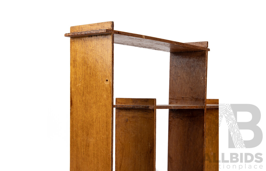 Vintage Teak Wall Mount Shadow Box