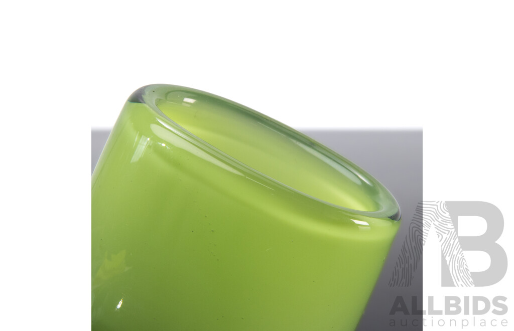 Small Art Glass Vase by Vicke Lindstrand for Kosta Boda Art Glass