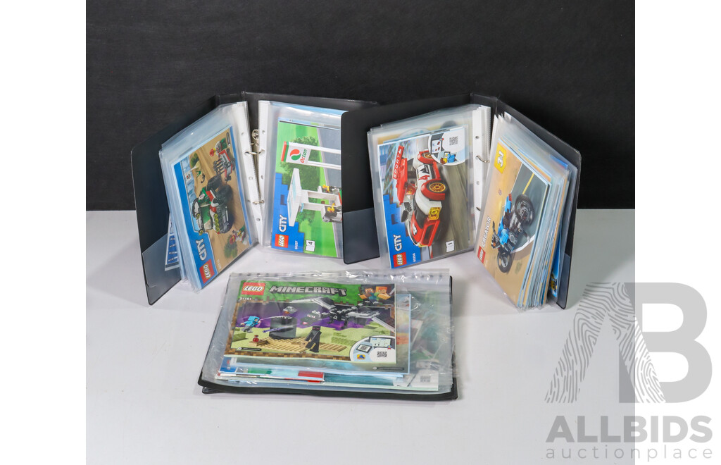 Large Collection of Lego Instruction Booklets