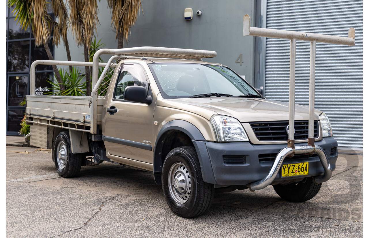 9/2003 Holden Rodeo LX RA C/Chas Satin Gold Metallic V6 3.5L