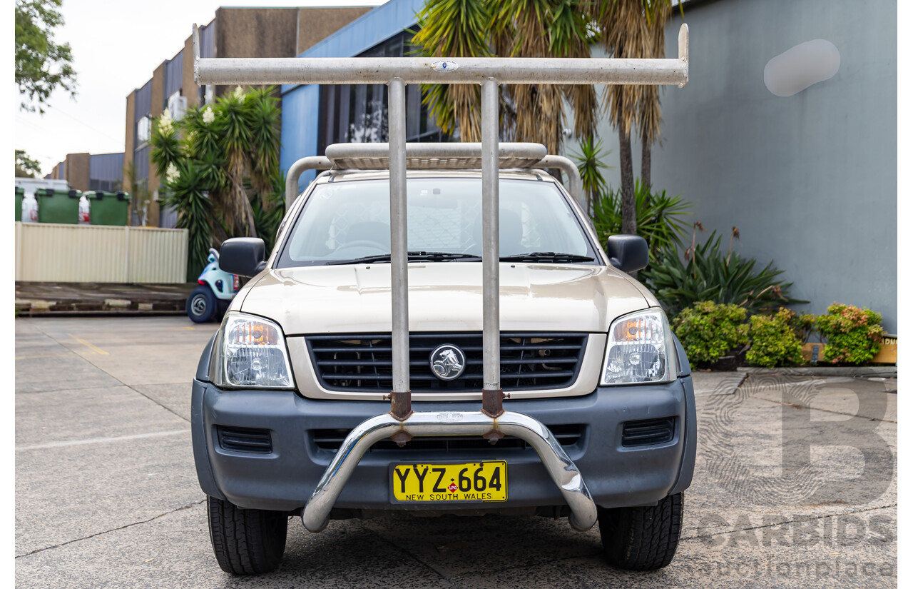 9/2003 Holden Rodeo LX RA C/Chas Satin Gold Metallic V6 3.5L