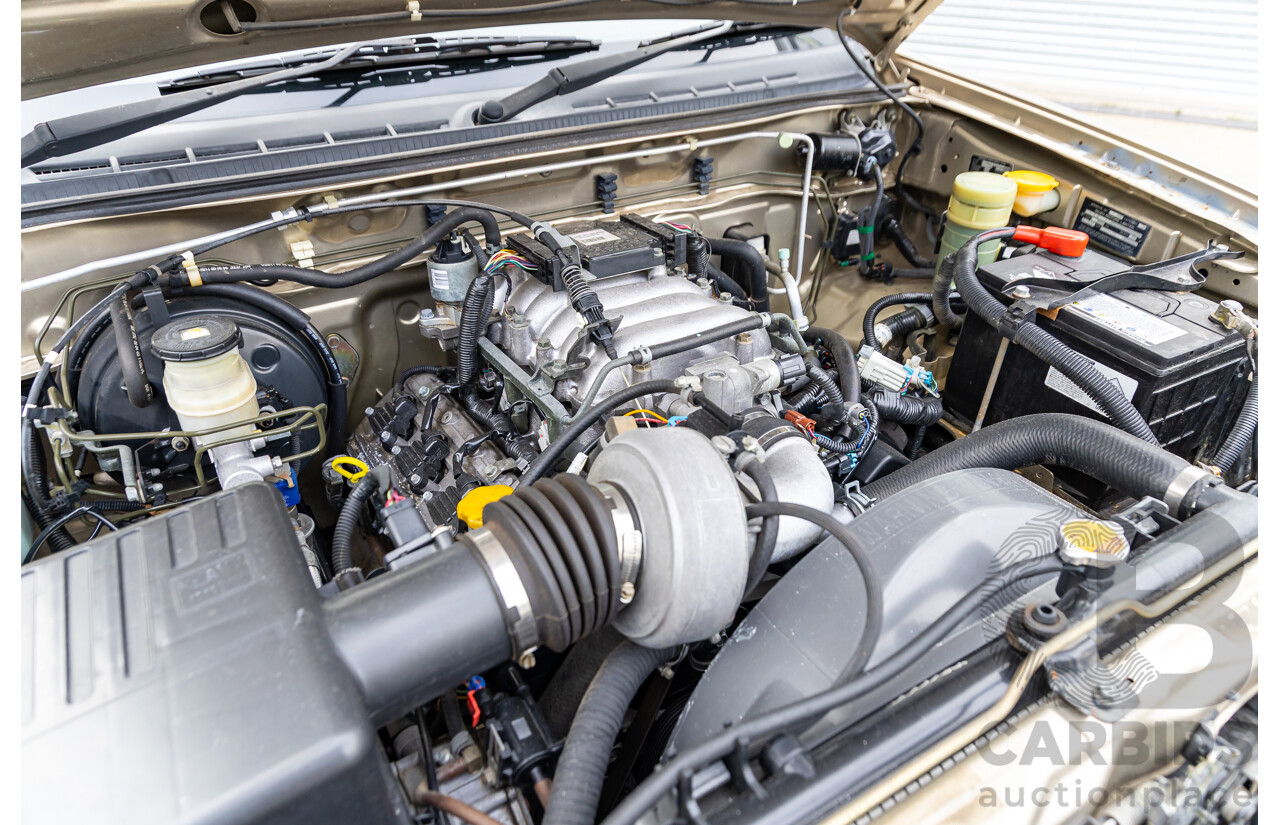 9/2003 Holden Rodeo LX RA C/Chas Satin Gold Metallic V6 3.5L