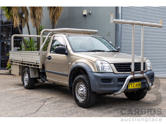 9/2003 Holden Rodeo LX RA C/Chas Satin Gold Metallic V6 3.5L