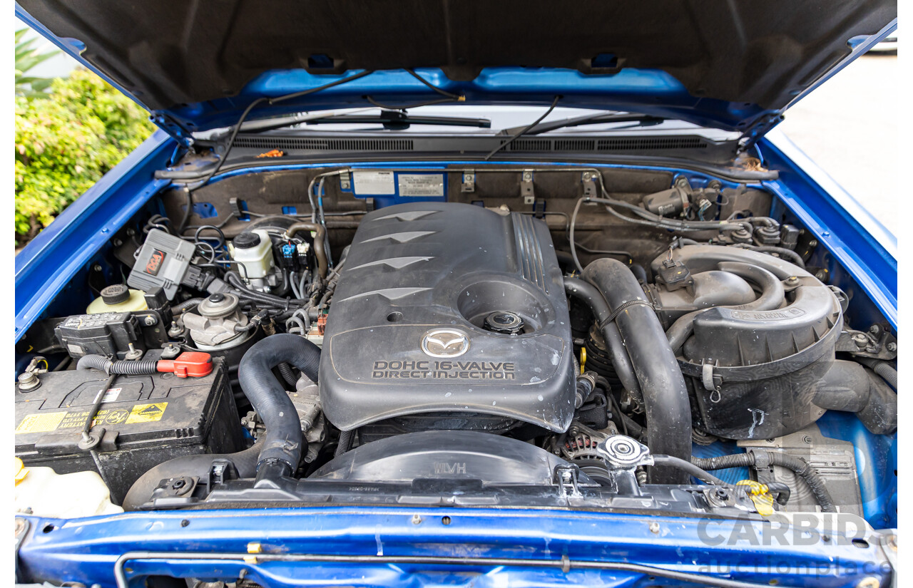 1/2011 Mazda BT-50 Boss B3000 SDX (4x4) 09.5 Dual Cab P/Up Lagoon Blue Metallic Turbo Diesel 3.0L